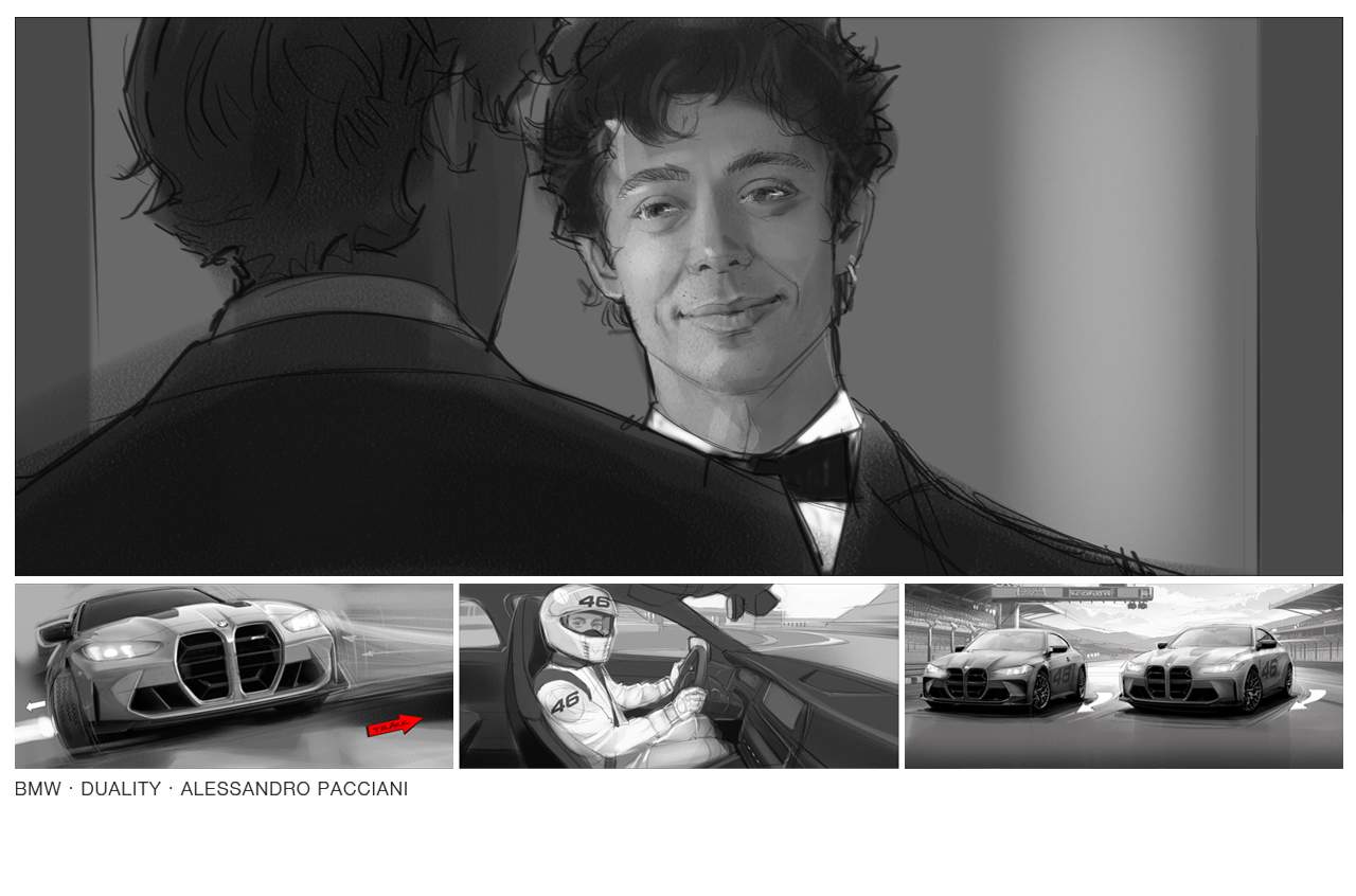 Castle Lite - Black and White and Tone Storyboards