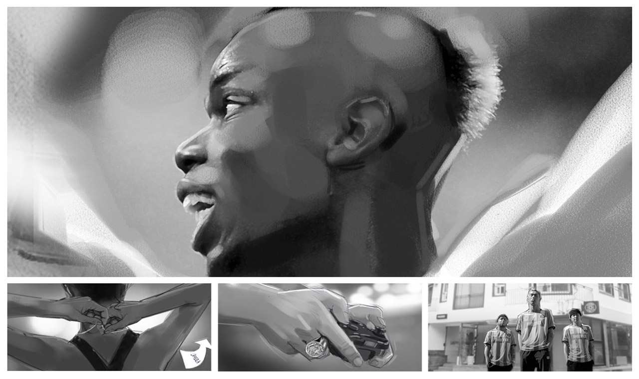 Storyboard for FIFA's "Win As One" campaign, a vibrant celebration of football's connective power through dance is narrated by Kylian Mbappe. Shot remotely during global lockdown using iPhones in cities like London, New York, Seoul, Paris, Berlin, LA, and Milan. This panel depicts the climactic sync of international dancers, symbolizing unity amid isolation. As a freelance illustrator, I digitally rendered the dynamic poses, cultural diversity, and rhythmic flow to amplify the ad's inclusive nature. This panel depicts the climactic sync of international dancers, symbolizing unity amid isolation.