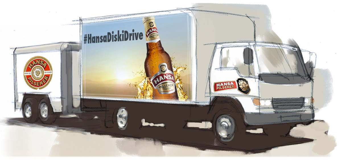 This premium marketing campaign rendering was commissioned by VWV Productions for Hansa Pilsener (SAB), South African Breweries' iconic lager brand. The visualization showcases VWV Group's experiential expertise to engage premium beer enthusiasts, foster emotional connection with the brand's quality legacy, and secure buy-in for this upscale lager marketing narrative.