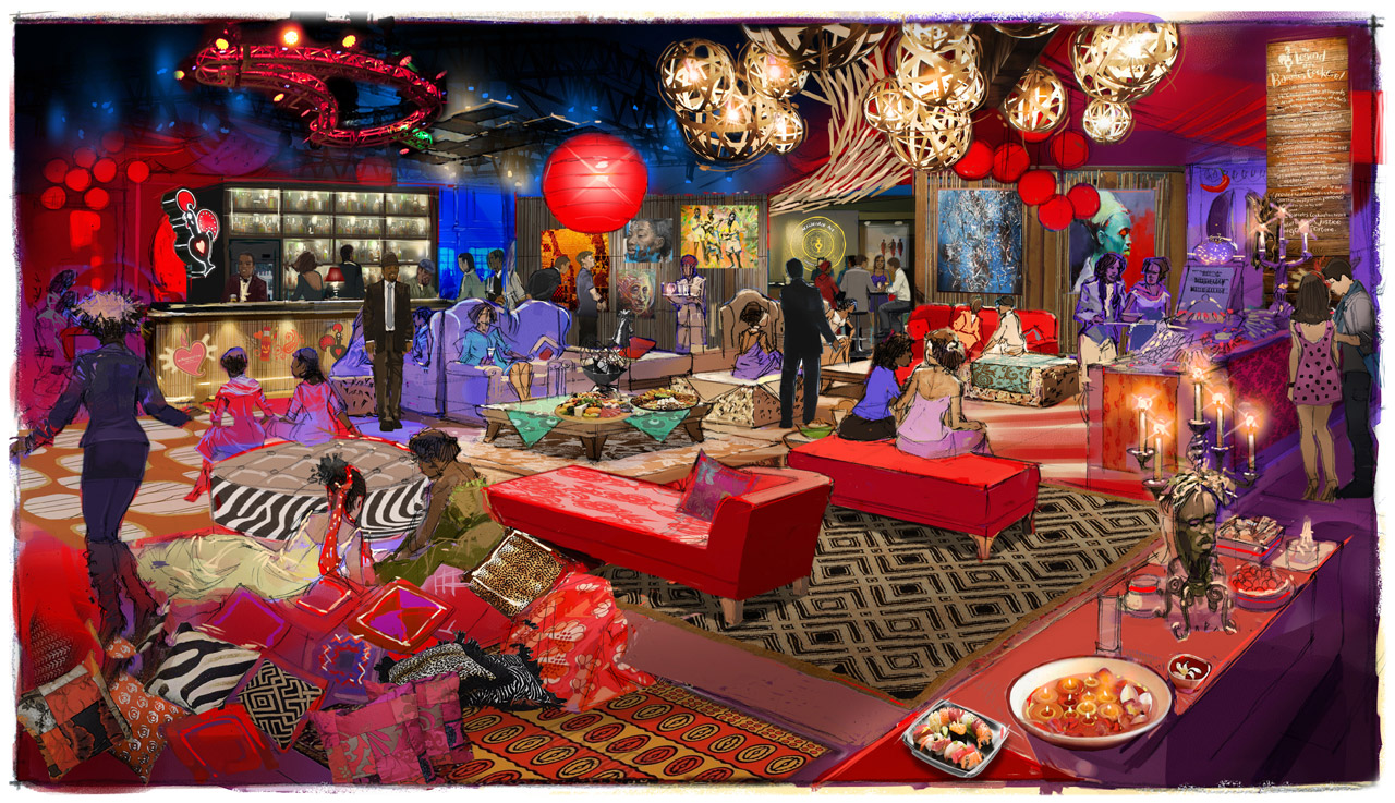 Under the direction of Executive Creative Director Caroline Pretorius from VWV events, the visualisation captures Nando's bold, cheeky brand personality and experiential marketing approach. VWV Group's expertise in experiential events delivered sparkling creativity to engage consumers, foster emotional brand connection, and secure approval to celebrate the brand's African heritage and international appeal.